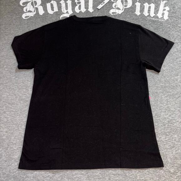 VS PINK Rhinestone Bling Halloween Skeleton Matching Campus Tee & Sweatpants Set - Picture 6 of 10